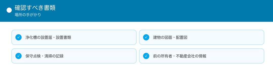 確認すべき書類